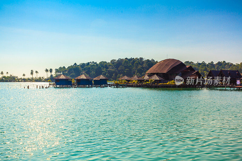 邦宝村，位于泰国Koh Chang岛海滩
